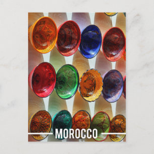 Moroccan Ceramic Plates Postcard