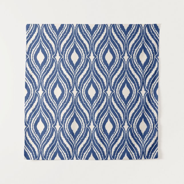 Moroccan damask, abstract seamless pattern. tapestry (Front)