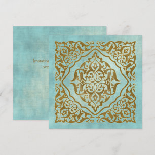 Moroccan Design - Invitaton Card