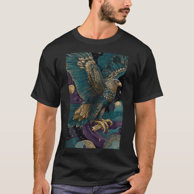 Moroccan eagle Zellige t-shirt  (Front)