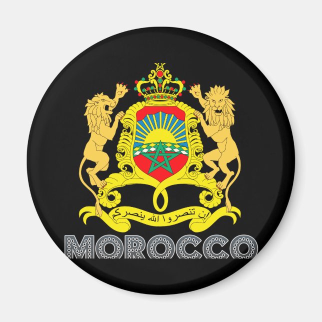 Moroccan Emblem Magnet (Front)
