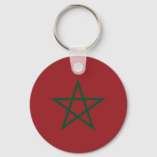 Moroccan Flag from 1915 to Now - Moroccan Flag Key Ring