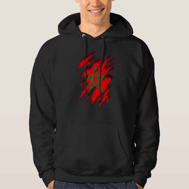 Moroccan Flag Hoodie (Front)