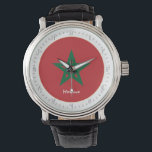 Moroccan Flag & Morocco fashion, Arabic No /design Watch<br><div class="desc">WATCH: Morocco & Moroccan Flag fashion design - love my country,  travel,  holiday,  country patriots / sports fans</div>