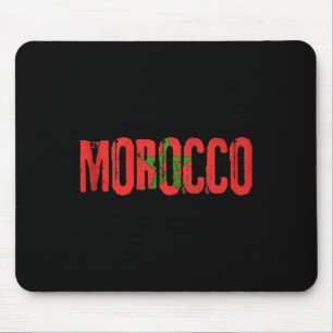 Moroccan Flag Morocco Soccer Jersey For Men Women  Mouse Mat