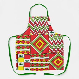 Moroccan Geometric Mosaic Apron