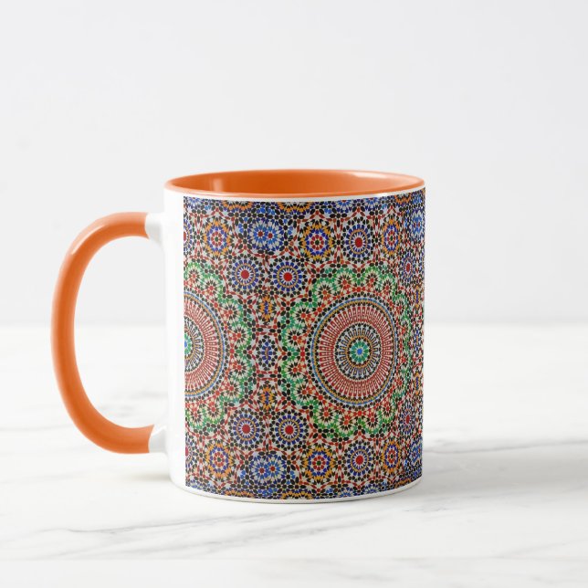Moroccan Geometric Pattern  Mug (Left)