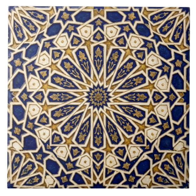 Moroccan Girih Geometric Tile (Front)