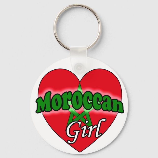 Moroccan Girl Key Ring (Front)