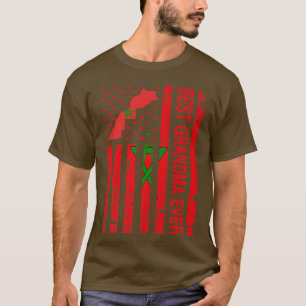 Moroccan Grandma - Morocco USA American Mother's D T-Shirt