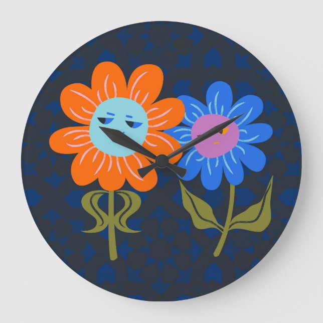 Moroccan Happiness Large Clock (Front)