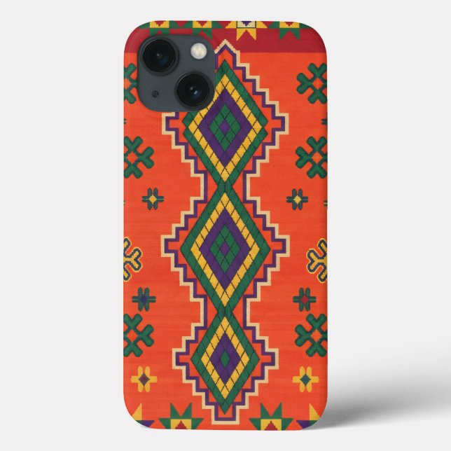 Moroccan Harmony in Orange Case-Mate iPhone Case (Back)