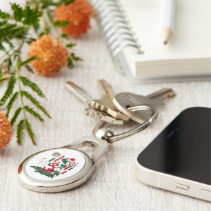 Moroccan Heritage Keychain Morocco Art Key Ring