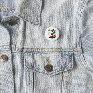 Moroccan Heritage Keychain | Morocco Art Key Ring 3 Cm Round Badge