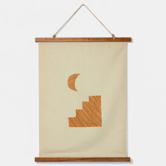 Moroccan inspired hanging tapestry