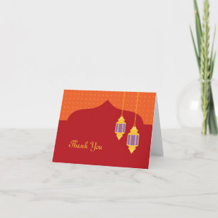 Moroccan Lantern Thank You Card