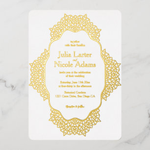 Moroccan Lattice Geometric Mandala Wedding