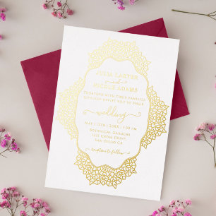 Moroccan Lattice Geometric Mandala Wedding
