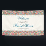 Moroccan Lattice Geometric Mandala Wedding Banner<br><div class="desc">Beautiful Invitation to celebrate Special occasions and festivals comes with digital and E-invitation as per your request. We would love to replicate our designs to make multiple products like rsvp cards, labels envelopes, and more. Customisation is available for ready to print on request at info@shamaurcreatif@gmail.com. Look Forward to hearing from...</div>
