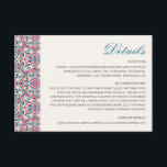 Moroccan Lattice Geometric Mandala Wedding Enclosure Card<br><div class="desc">Beautiful Invitation to celebrate Special occasions and festivals comes with digital and E-invitation as per your request. We would love to replicate our designs to make multiple products like rsvp cards, labels envelopes, and more. Customisation is available for ready to print on request at info@shamaurcreatif@gmail.com. Look Forward to hearing from...</div>