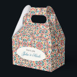 Moroccan Lattice Geometric Mandala Wedding Favour Box<br><div class="desc">Beautiful Invitation to celebrate Special occasions and festivals comes with digital and E-invitation as per your request. We would love to replicate our designs to make multiple products like rsvp cards, labels envelopes, and more. Customisation is available for ready to print on request at info@shamaurcreatif@gmail.com. Look Forward to hearing from...</div>