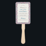 Moroccan Lattice Geometric Mandala Wedding Hand Fan<br><div class="desc">Beautiful Invitation to celebrate Special occasions and festivals comes with digital and E-invitation as per your request. We would love to replicate our designs to make multiple products like rsvp cards, labels envelopes, and more. Customisation is available for ready to print on request at info@shamaurcreatif@gmail.com. Look Forward to hearing from...</div>