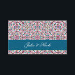 Moroccan Lattice Geometric Mandala Wedding Place Card<br><div class="desc">Beautiful Invitation to celebrate Special occasions and festivals comes with digital and E-invitation as per your request. We would love to replicate our designs to make multiple products like rsvp cards, labels envelopes, and more. Customisation is available for ready to print on request at info@shamaurcreatif@gmail.com. Look Forward to hearing from...</div>