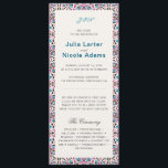 Moroccan Lattice Geometric Mandala Wedding Programme<br><div class="desc">Beautiful Invitation to celebrate Special occasions and festivals comes with digital and E-invitation as per your request. We would love to replicate our designs to make multiple products like rsvp cards, labels envelopes, and more. Customisation is available for ready to print on request at info@shamaurcreatif@gmail.com. Look Forward to hearing from...</div>