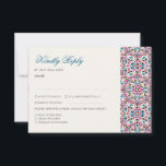 Moroccan Lattice Geometric Mandala Wedding RSVP Card<br><div class="desc">Beautiful Invitation to celebrate Special occasions and festivals comes with digital and E-invitation as per your request. We would love to replicate our designs to make multiple products like rsvp cards, labels envelopes, and more. Customisation is available for ready to print on request at info@shamaurcreatif@gmail.com. Look Forward to hearing from...</div>