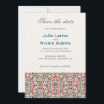 Moroccan Lattice Geometric Mandala Wedding Save The Date<br><div class="desc">Beautiful Invitation to celebrate Special occasions and festivals comes with digital and E-invitation as per your request. We would love to replicate our designs to make multiple products like rsvp cards, labels envelopes, and more. Customisation is available for ready to print on request at info@shamaurcreatif@gmail.com Look Forward to hearing from...</div>