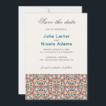 Moroccan Lattice Geometric Mandala Wedding Save The Date<br><div class="desc">Beautiful Invitation to celebrate Special occasions and festivals comes with digital and E-invitation as per your request. We would love to replicate our designs to make multiple products like rsvp cards, labels envelopes, and more. Customisation is available for ready to print on request at info@shamaurcreatif@gmail.com Look Forward to hearing from...</div>