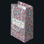 Moroccan Lattice Geometric Mandala Wedding Small Gift Bag<br><div class="desc">Beautiful Invitation to celebrate Special occasions and festivals comes with digital and E-invitation as per your request. We would love to replicate our designs to make multiple products like rsvp cards, labels envelopes, and more. Customisation is available for ready to print on request at info@shamaurcreatif@gmail.com. Look Forward to hearing from...</div>