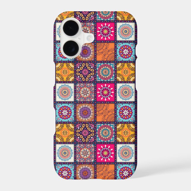 Moroccan mandala colourful ethnic pattern (Back)
