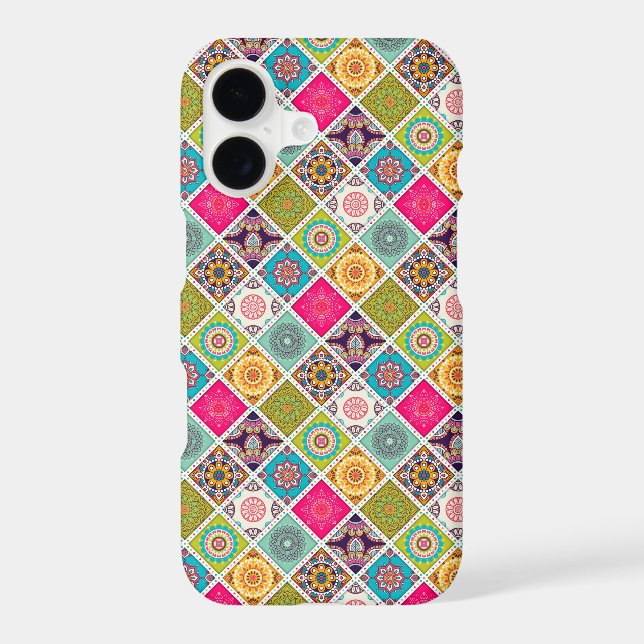 Moroccan mandala colourful ethnic pattern (Back)