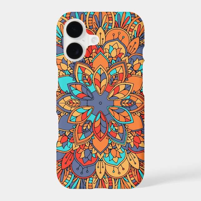 Moroccan mandala colourful ethnic pattern (Back)