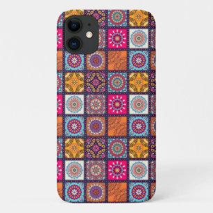 Moroccan mandala colourful ethnic pattern iPhone 11 case