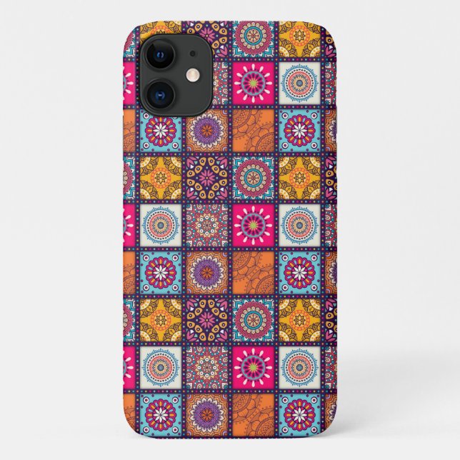 Moroccan mandala colourful ethnic pattern Case-Mate iPhone case (Back)