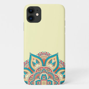 Moroccan mandala colourful ethnic pattern iPhone 11 case