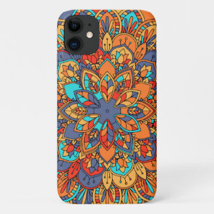 Moroccan mandala colourful ethnic pattern iPhone 11 case