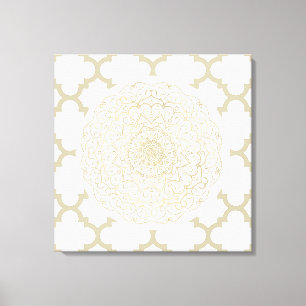 Moroccan Mandala - Wrapped Canvas