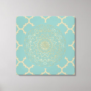 Moroccan Mandala - Wrapped Canvas
