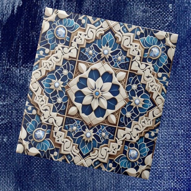 Moroccan Mediterranean Faux Diamond Tile Pattern (Creator Uploaded)