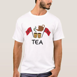 Moroccan Mint Tea T-Shirt, Morocco Flag & Traditio T-Shirt
