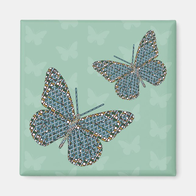 Moroccan Monarch Magnet (Front)