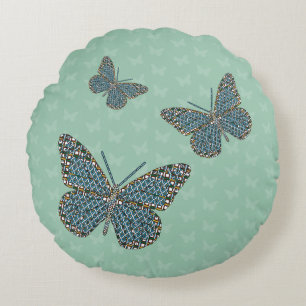 Moroccan Monarch Round Pillow