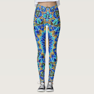Moroccan Mosaic: Arabic Seamless Design Leggings