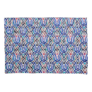 Moroccan mosaic: colourful traditional design. pillowcase