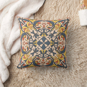 Moroccan mosaic cushion