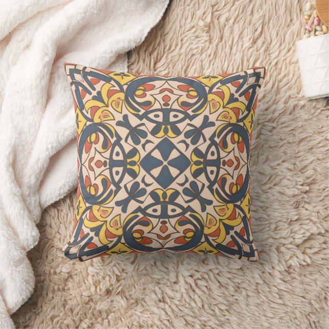 Moroccan mosaic cushion (Blanket)