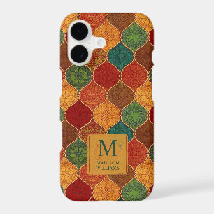 Moroccan Mosaic Geometric Seamless Aztec Pattern